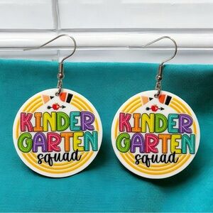 Colorful Kindergarten Squad Earrings